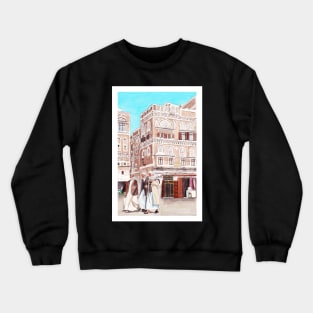 Sanaa, Yemen Crewneck Sweatshirt